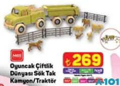 MGS OYUNCAK ÇİFTLİK DÜNYASI SÖK TAK KAMYON/TRAKTÖR MGS OYUNCAK ÇİFTLİK DÜNYASI SÖK TAK KAMYON/TRAKTÖR